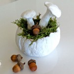 DIY Herbstdeko mit Pilzen und Blättern aus Fimo Deko-Kitchen