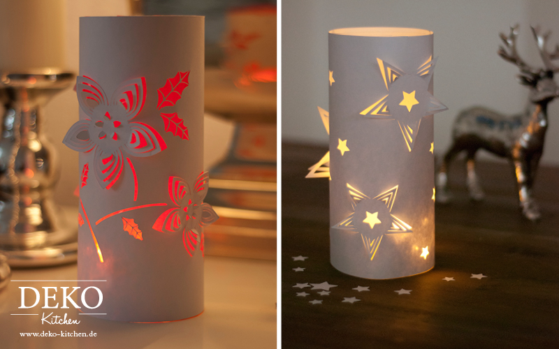 DIY: Weihnachtliche 3D-Windlichter – Deko-Kitchen