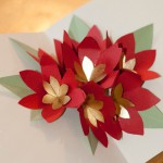 DIY Popup Weihnachtskarte mit Christsternen aus Papier Deko-Kitchen