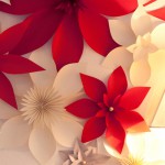 DIY Wanddeko mit Christsternen aus Papier Deko-Kitchen