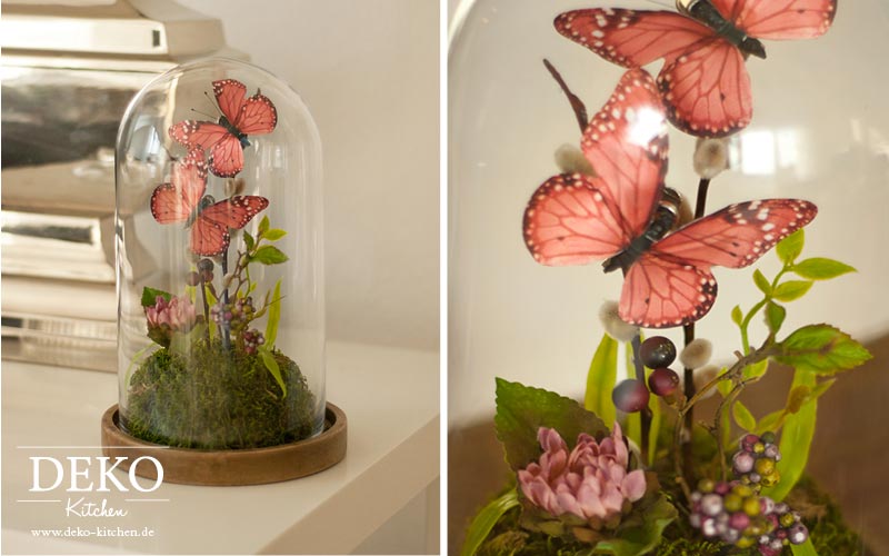 DIY hübsches Schmetterlings-Terrarium als Tischdeko Deko-Kitchen