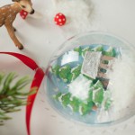 DIY 3D Weihnachtskugel mit Winterlandschaft Deko-Kitchen
