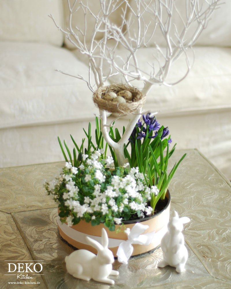Diy: hübsche blumendeko für ostern selber machen – deko kitchen