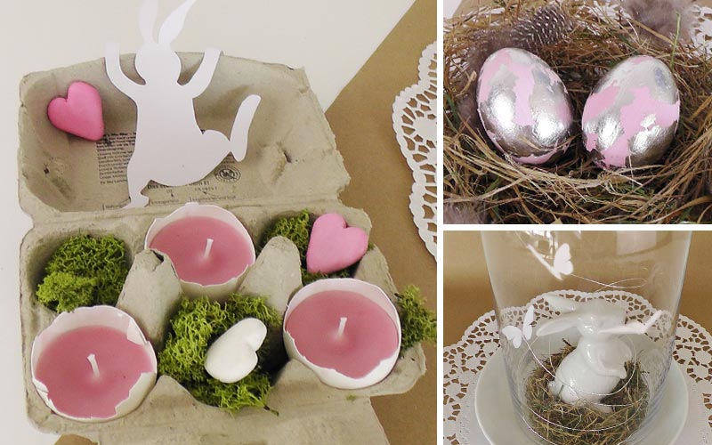 DIY romantische Osterdeko in Pastell Deko-Kitchen