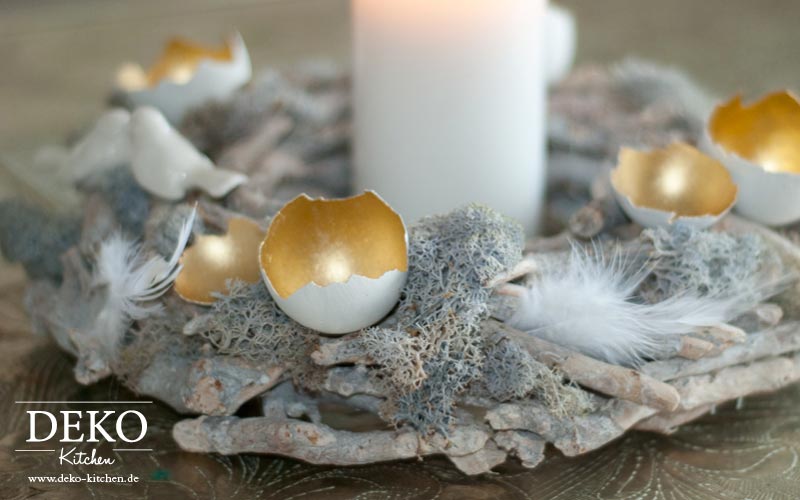 DIY: Hübsche Osterkränze mit Eierschalen gestalten – Deko-Kitchen ...