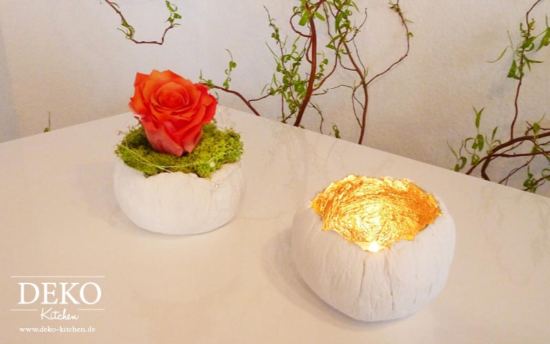 DIY Dekoschalen aus Paperclay Deko-Kitchen