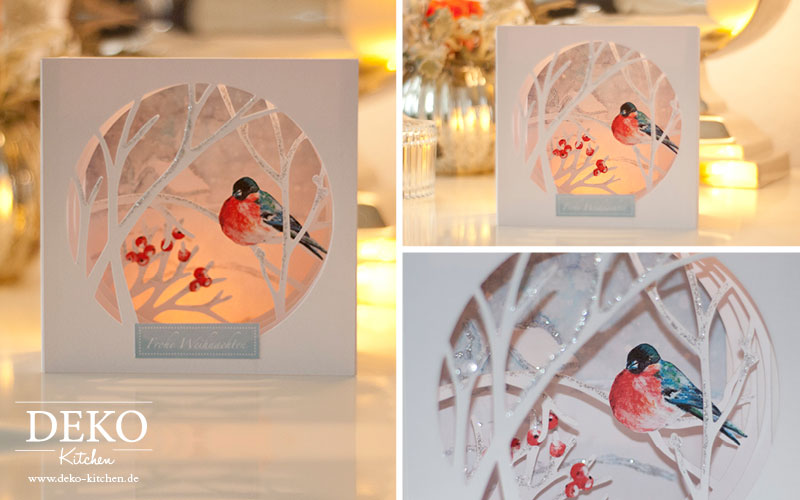 DIY Tunnelkarte aus Papier zu Weihnachten Deko-Kitchen