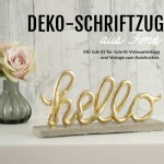 DIY: Deko-Schriftzug aus Fimo von Deko-Kitchen