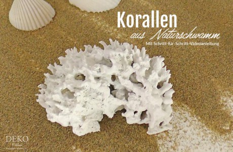 DIY: Deko-Korallen aus Naturschwamm selber machen Deko-Kitchen