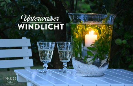 DIY: cooles Unterwasser-Windlicht als Tischdeko Deko-Kitchen