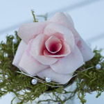 Vorlage: Blattform für Rosen aus Kaffeefiltern