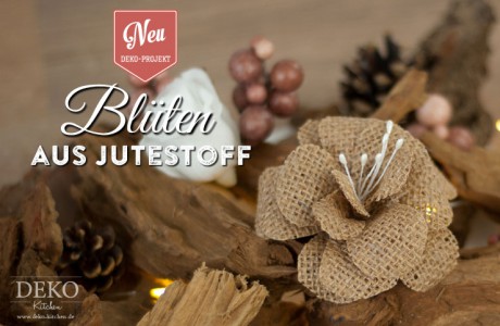 DIY: Deko-Blumen aus Jute von Deko-Kitchen