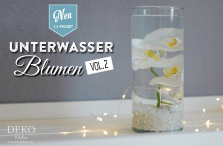 DIY: Unterwasserblumen als Tischdeko