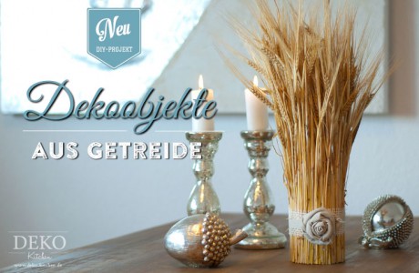 DIY: Herbstdeko mit Getreide Deko-Kitchen