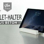 DIY: Tablet- oder Smartphone-Halter aus Beton Deko-Kitchen