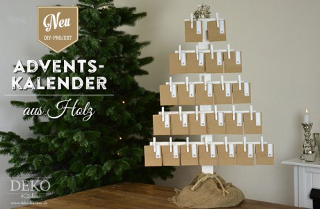 DIY: Adventskalender aus Holz Deko-Kitchen