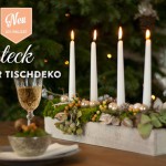 DIY weihnachtliches Gesteck für Tischdeko Deko-Kitchen