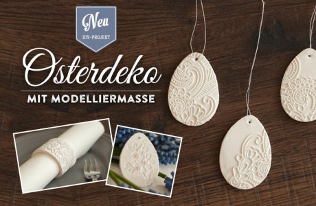 DIY: edle Osteranhänger und Serviettenringe selber machen Deko-Kitchen
