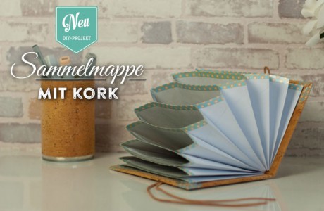 DIY: Sammelmappe mit Kork selber machen Deko-Kitchen