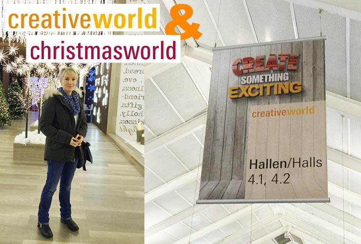 Besuch auf der Creative- und Christmasworld in Frankfurt
