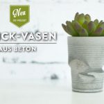 DIY: Coole Knickvasen aus Beton Deko-Kitchen