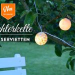 DIY: Lichterkette mit Servietten-Technik Deko-Kitchen