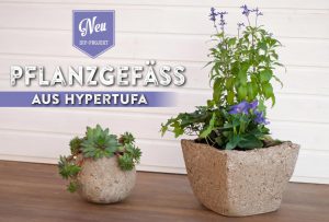 DIY: rustikale Pflanzgefäße aus Hypertufa (Torfbeton ...