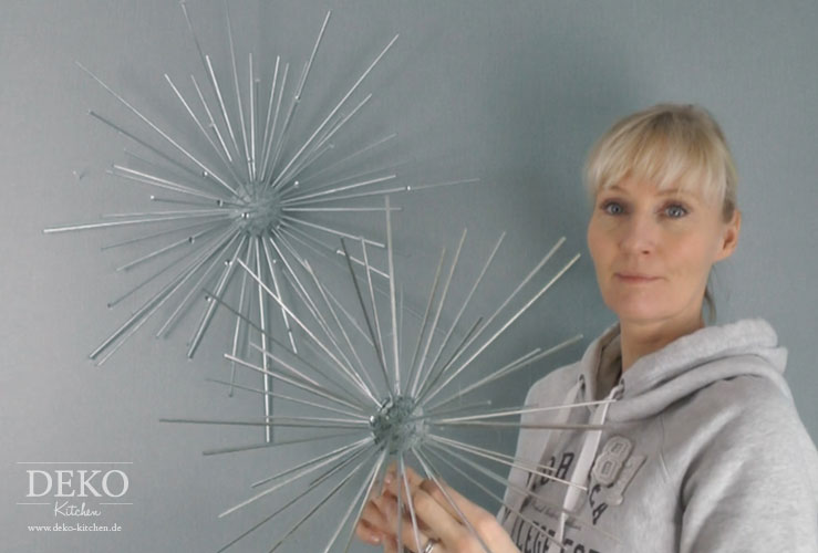 DIY: funkelnde Silvesterdeko mit großen Sparkle Balls Deko-Kitchen