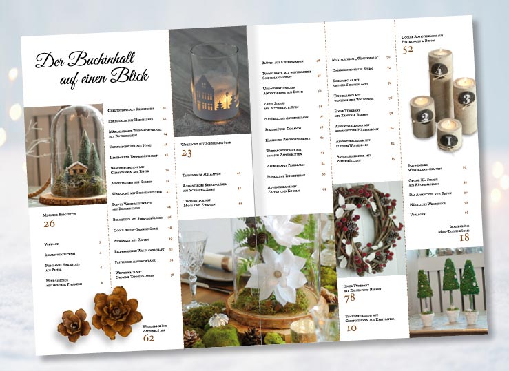 Die schönsten DIY-Weihnachtsdekos mit Vorlagen als eBook (PDF) von Deko-Kitchen