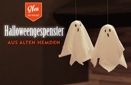 DIY: süße Halloween-Gespenster aus alten Hemden Deko-Kitchen