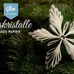 DIY: edle Weihnachtsdeko mit Eiskristall-Anhängern aus Papier Deko-Kitchen