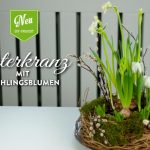 DIY: hübscher Osterkranz mit Frühlingsblumen Deko-Kitchen