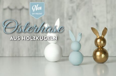 DIY: hübsche Deko-Osterhasen aus Holzkugeln Deko-Kitchen