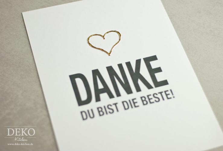 DIY: coole Statement-Bilder mit Glanzeffekt als Muttertagsgeschenk Deko-Kitchen