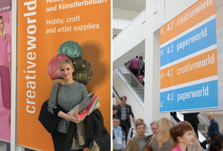 Esther Straub von Deko-Kitchen auf der Creativeworld 2017