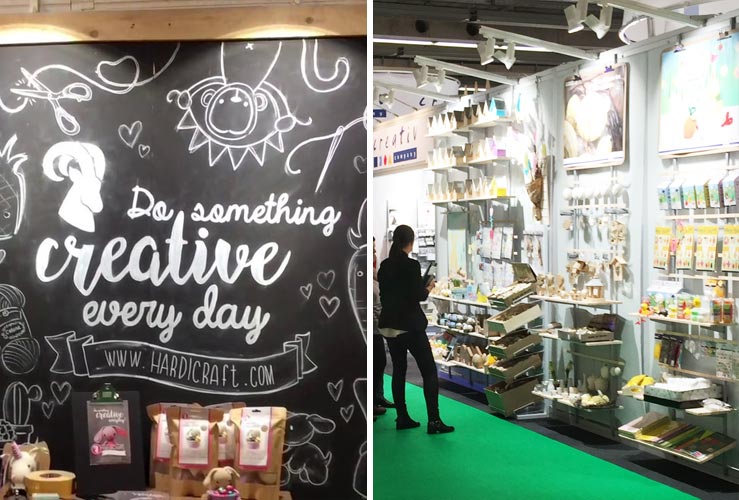 Esther Straub von Deko-Kitchen auf der Creativeworld 2017