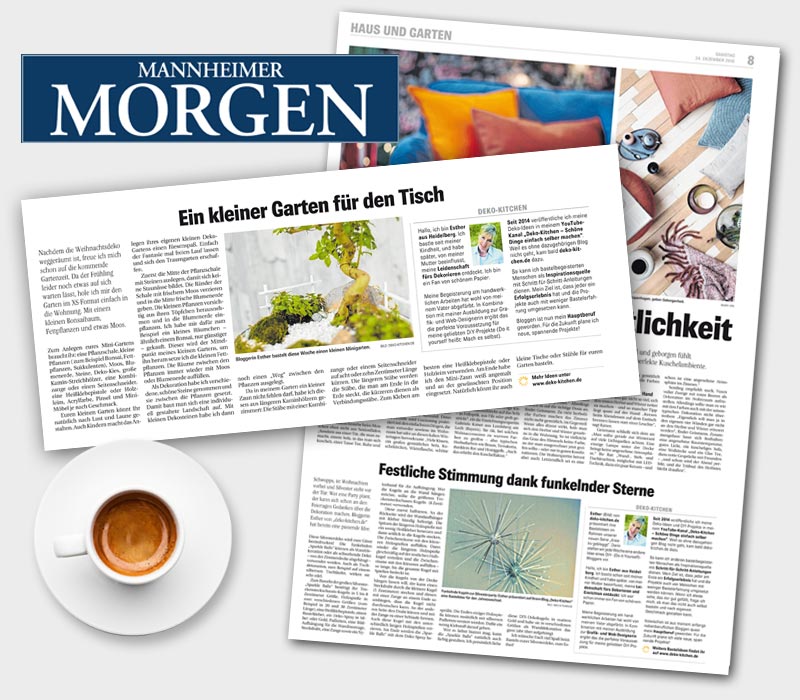 Artikel im Mannheimer Morgen Deko-Kitchen