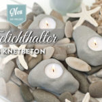 DIY: coole Teelichthalter in Stein-Optik aus Knetbeton Deko-Kitchen