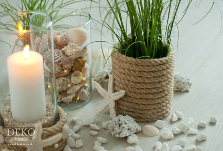 DIY: Sommer-Stranddeko aus Juteseil von Deko-Kitchen