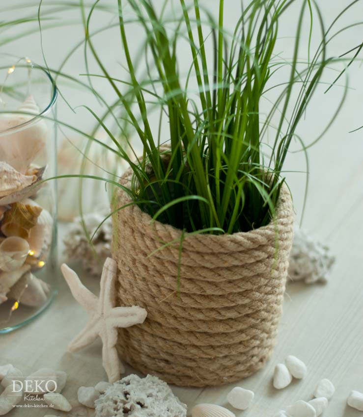 DIY: Sommer-Stranddeko aus Juteseil von Deko-Kitchen
