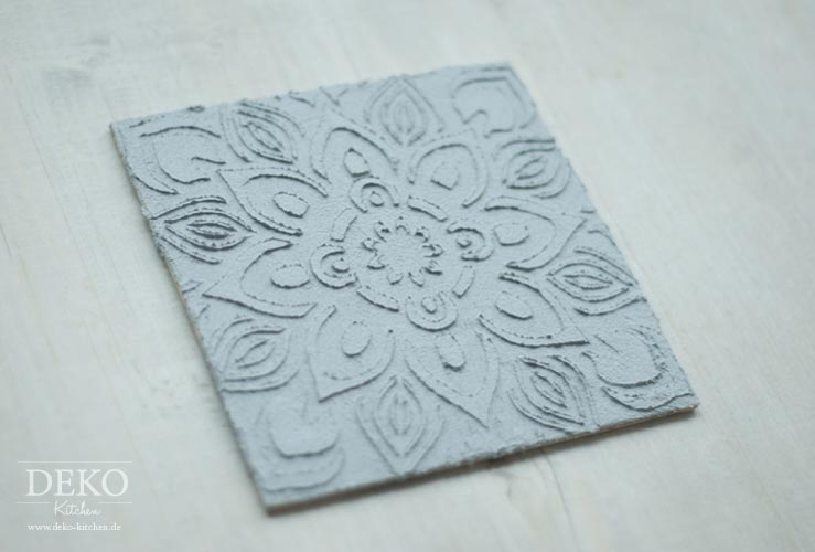 DIY: edle Reliefbilder mit Beton-Paste | Deko-Kitchen