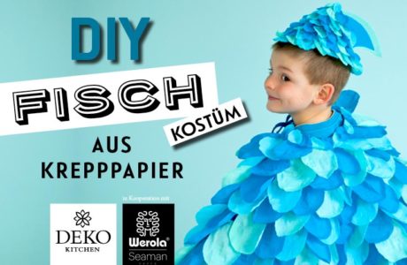 DIY: Fischkostüm aus Krepppapier