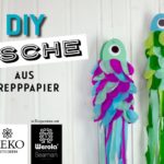 DIY: hübsche Fisch-Anhänger aus Krepppapier