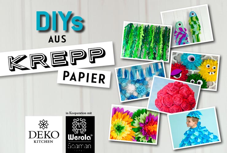 Tolle DIYs mit Krepppapier