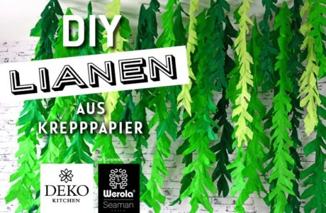DIY: gigantischer Lianen-Wald aus Krepppapier