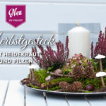 DIY: hübsches Herbstgesteck mit Heidekraut