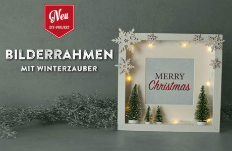 DIY: süße Weihnachtsdeko im Bilderrahmen Deko-Kitchen