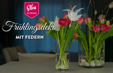 DIY: hübsche Frühlingsdeko mit Federn Deko-Kitchen