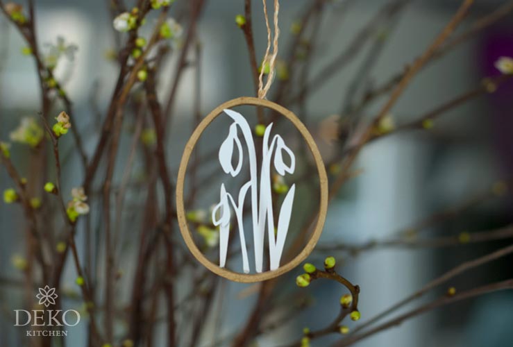 DIY: hübsche Osteranhänger mit Papiersilhouetten