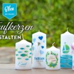 DIY: hübsche Taufkerzen selbermachen Deko Kitchen